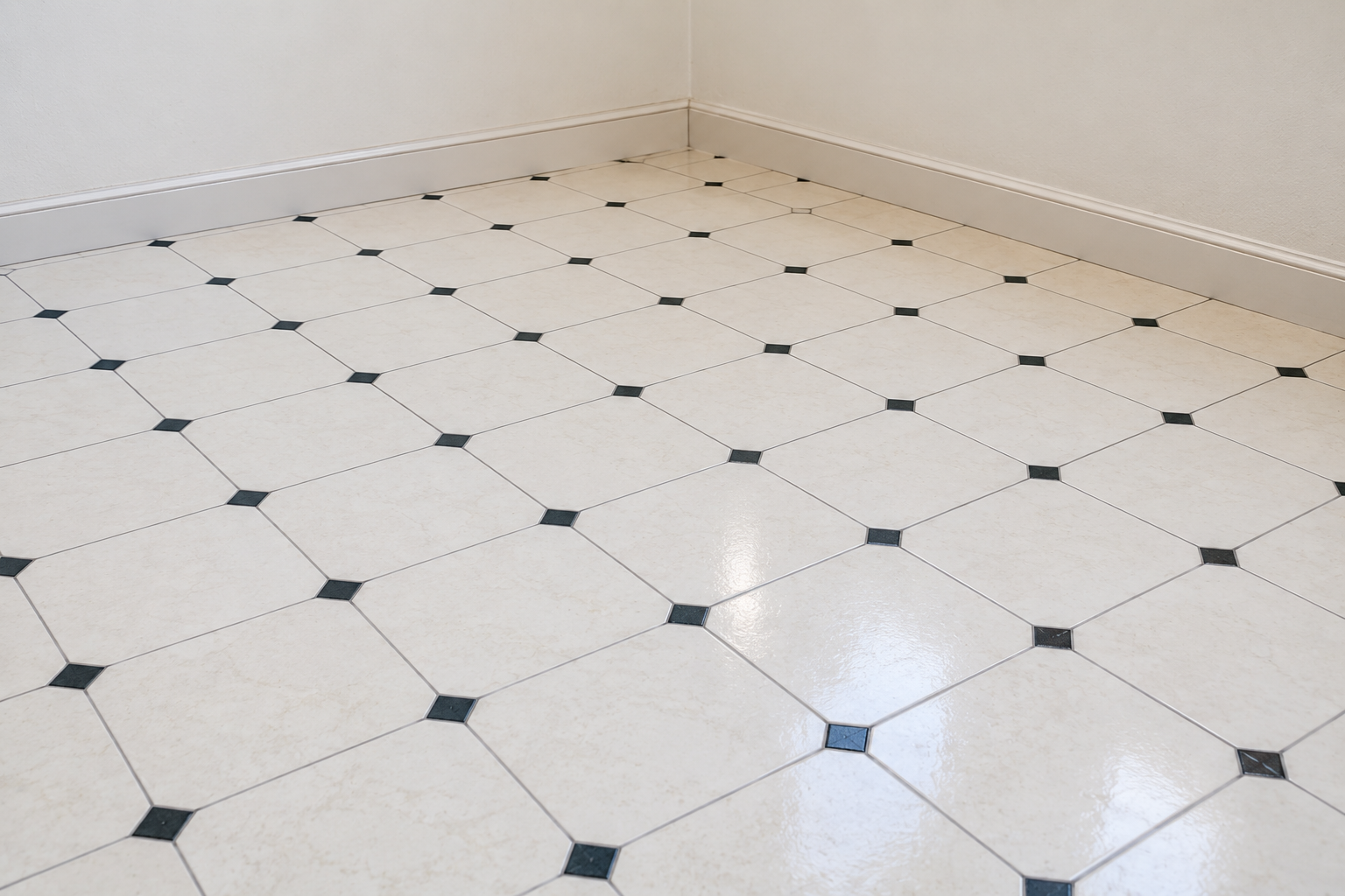 After Grout and tile edge refresh